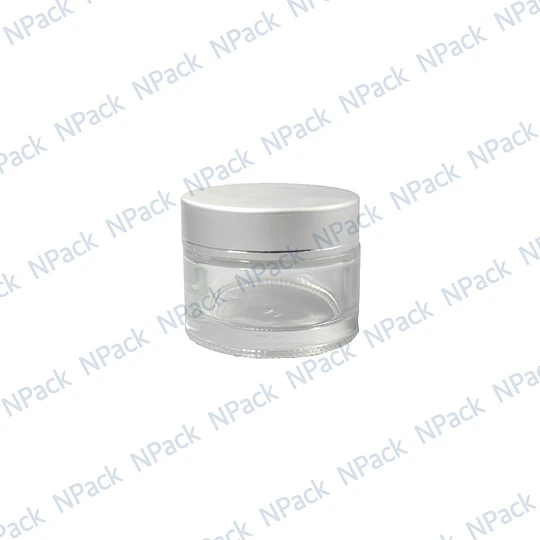 FRASCO VIDRIO 50ML TP/PLATEADA - FRC1214