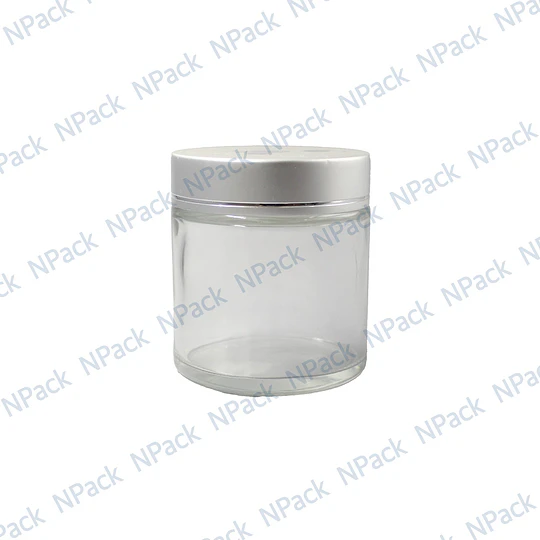 FRASCO VIDRIO 100ML TP/PLATEADA - FRC1215