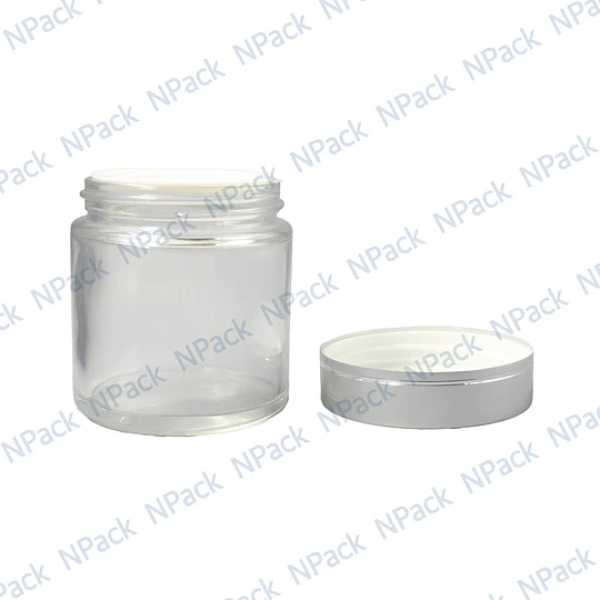 FRASCO VIDRIO 100ML TP/PLATEADA - FRC1215