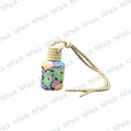 FRASCO VIDRIO AMBIENTADOR COLORES CUADRADO 8 ML - FRC1251