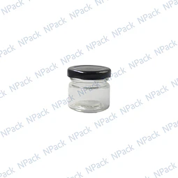 FRASCO VIDRIO CONS T/MET 25 ML T/NEGRA - FRC1219