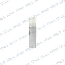FRASCO ROLL ON 10ML TRANSPARENTE CON TAPA PLAST - FRC1155