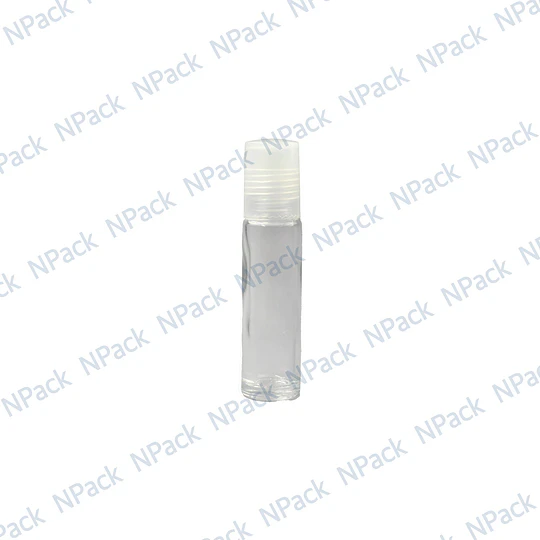 FRASCO ROLL ON 10ML TRANSPARENTE CON TAPA PLAST - FRC1155