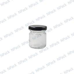 FRASCO VIDRIO CONS T/MET 40 ML T/NEGRA - FRC1220