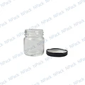 FRASCO VIDRIO CONS T/MET 40 ML T/NEGRA - FRC1220