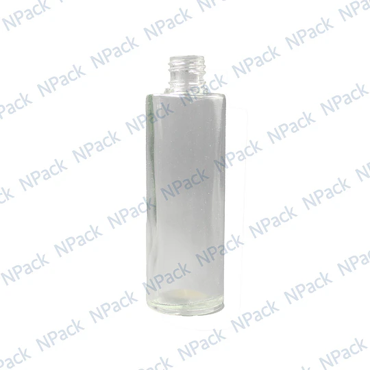 BOTELLA VIDRIO TUB 100ML TRANSPARENTE 20/410 - BOV0017