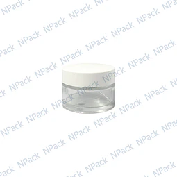 FRASCO VIDRIO 30 ML T/BLAN LINEA PLATEADA - FRC1222