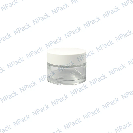 FRASCO VIDRIO 30 ML T/BLAN LINEA PLATEADA - FRC1222