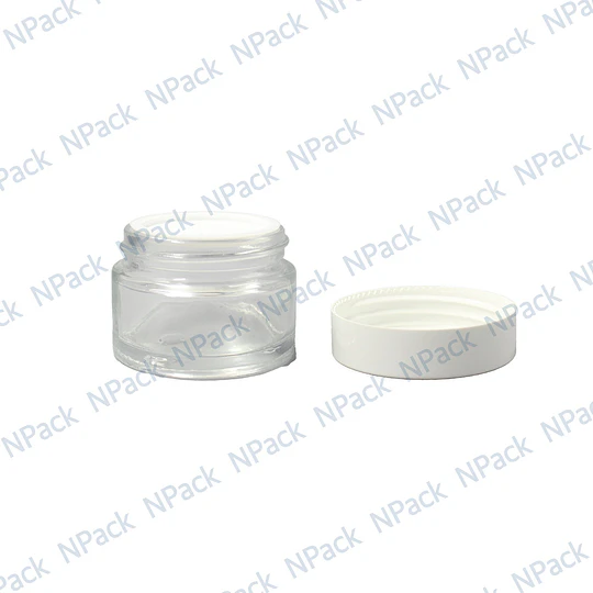 FRASCO VIDRIO 30 ML T/BLAN LINEA PLATEADA - FRC1222