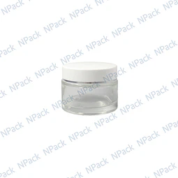 PD_FRASCO VIDRIO 50 ML T/BLAN LINEA PLATEADA - FRC1223