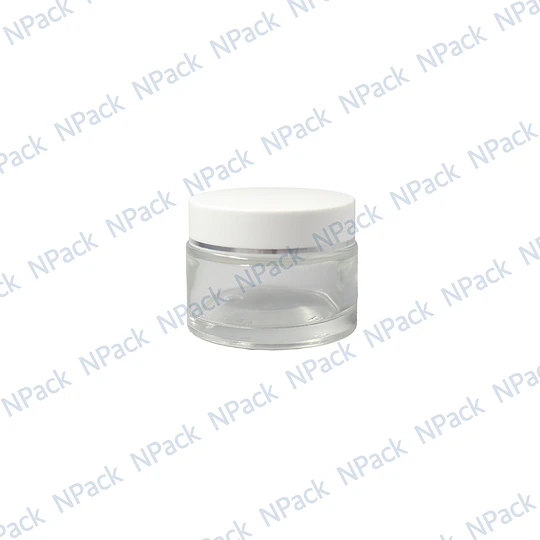 PD_FRASCO VIDRIO 50 ML T/BLAN LINEA PLATEADA - FRC1223