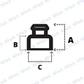 TAPA ROSC PUSH-PULL BLANCA 28/410 - TAP1036