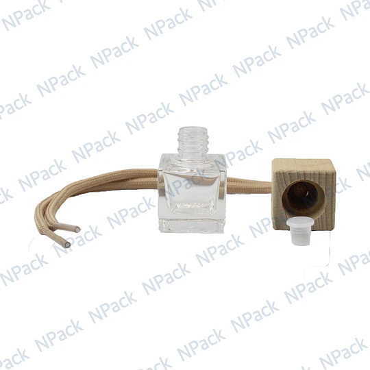 FRASCO VIDRIO AMBIENTADOR TRANSPARENTE 8 ML  - FRC1259