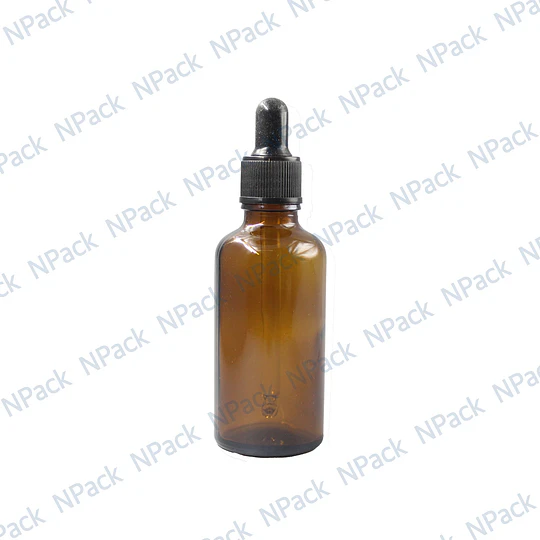 FRASCO GOTARIO VIDRIO CAFE 30ML - GOT1008
