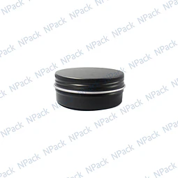 FRASCO ALUMINIO C/TP MOD01 60ML NEGRO - FRC1233