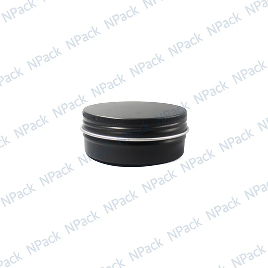 FRASCO ALUMINIO C/TP MOD01 60ML NEGRO - FRC1233