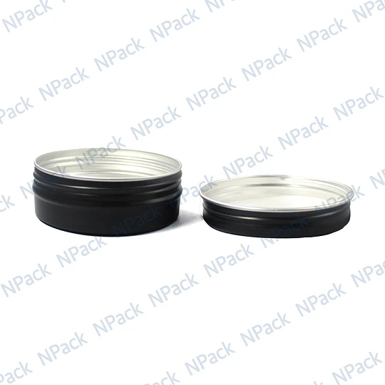 FRASCO ALUMINIO C/TP MOD01 60ML NEGRO - FRC1233