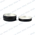 FRASCO ALUMINIO C/TP MOD01 60ML NEGRO - FRC1233