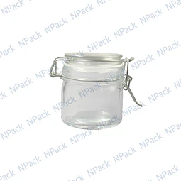 FRASCO VIDRIO TRANSPARENTE 100ML REDONDO - FRV0004