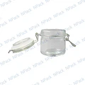 FRASCO VIDRIO TRANSPARENTE 100ML REDONDO - FRV0004