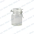 FRASCO VIDRIO TRANSPARENTE 100ML HEXAGONAL - FRV0001