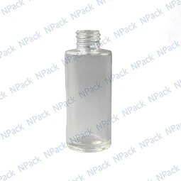BOTELLA VIDRIO TUB 50ML TRANSPARENTE 20/410 - BOV0005