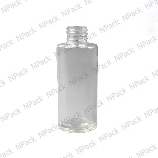 BOTELLA VIDRIO TUB 50ML TRANSPARENTE 20/410 - BOV0005