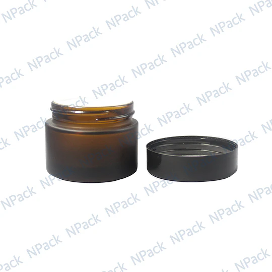 FRASCO VIDRIO 50ML CAFE EMPAVONADO - FRC1241