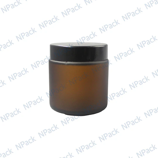 FRASCO VIDRIO 100ML CAFE EMPAVONADO - FRC1242