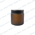 FRASCO VIDRIO 100ML CAFE EMPAVONADO - FRC1242