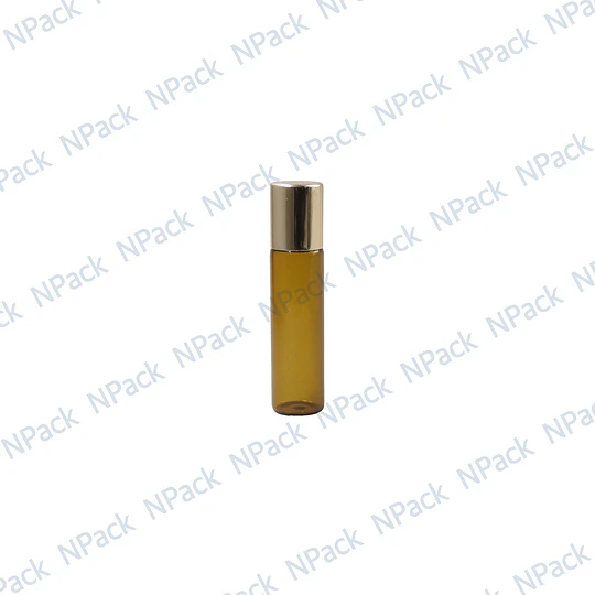 FRC ROLL ON 05ML CAFE VIDRIO TAP/DORADA - FRC1185