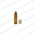 FRC ROLL ON 05ML CAFE VIDRIO TAP/DORADA - FRC1185