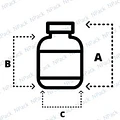 PD_FRASCO PET SEG 80ML TRANSPARENTE T/BLAN - FRC1148