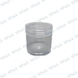 FRASCO ACRILICO 10ML RED04 TRANSPARENTE C&B - FRC1184