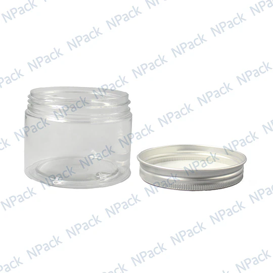 FRASCO PET TAPA ALUMINIO 120ML TRANS - FRC1091