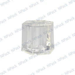TAPA ENGRIMPAR 15MM HEXAGONAL TRANPARENTE - TAP1092