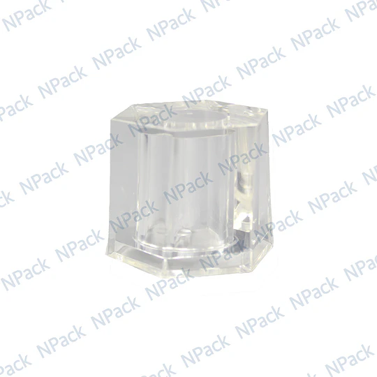 TAPA ENGRIMPAR 15MM HEXAGONAL TRANPARENTE - TAP1092