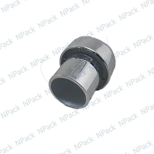 TAPA ENGRIMPAR 15MM TUBULAR PLATEADO - TAP1095