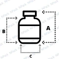 DS_FRASCO GOTARIO POLIETILENO MOD02 20ML BL TAPA SEGURIDAD - GOT1004