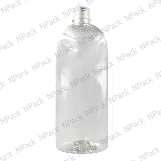 BOTELLA PET 1000ML TUBULAR TRANSPARENTE 28/410 - BOT0108