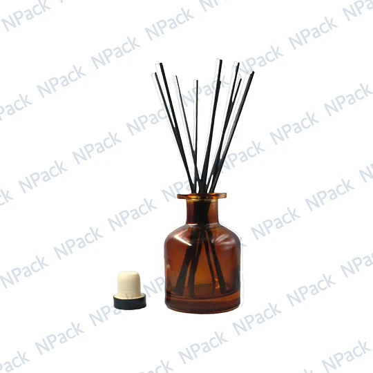 FRASCO MIKADO CAFE 150 ML 10 VARILLAS NEGRO - FRM0012