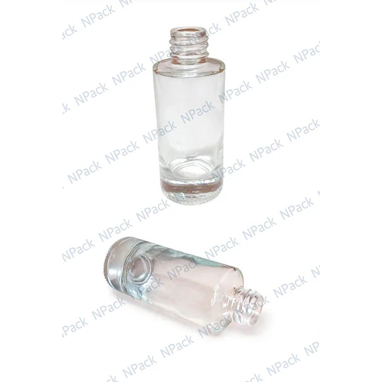 BOTELLA VIDRIO TUB 30ML TRANSPARENTE 18/410 - BOV0019