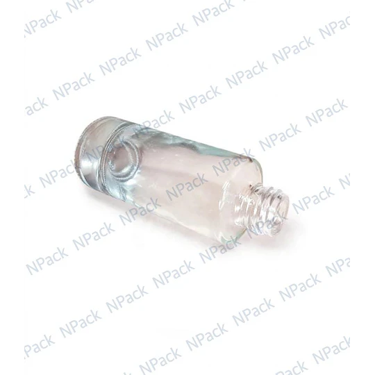 BOTELLA VIDRIO TUB 30ML TRANSPARENTE 18/410 - BOV0019