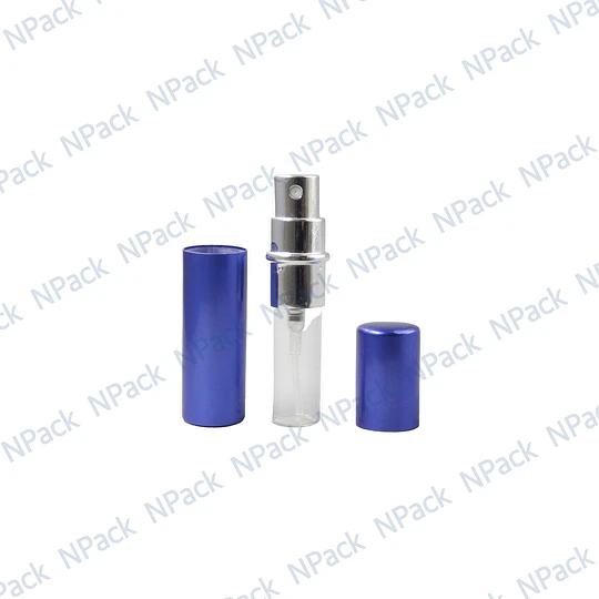 FRASCO PERFUMERO METALICO AZUL 5ML - FRC1082
