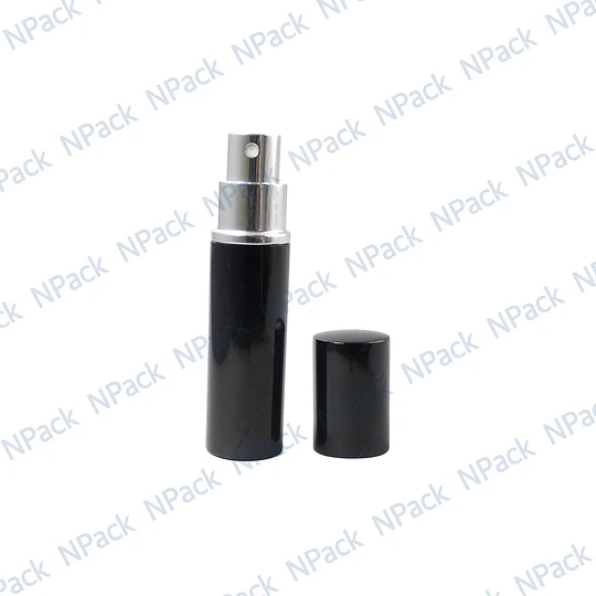 FRASCO PERFUMERO METALICO NEGRO 10ML - FRC1084