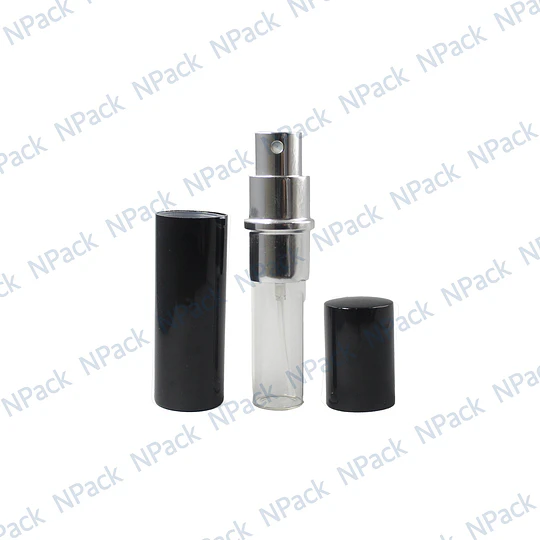 FRASCO PERFUMERO METALICO NEGRO 10ML - FRC1084