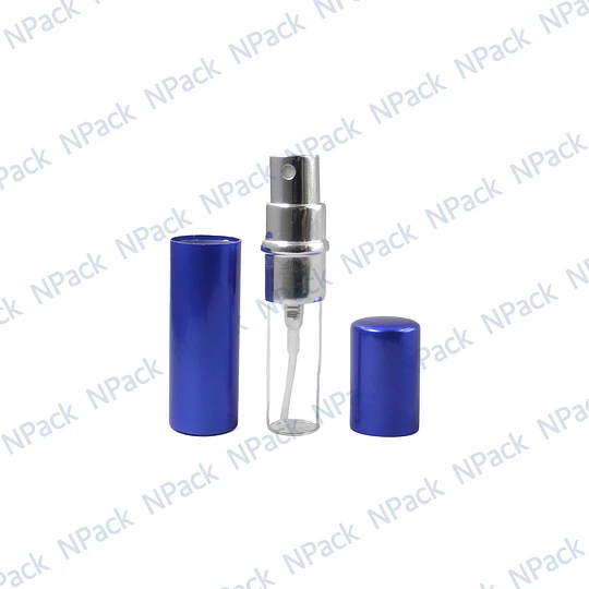 FRASCO PERFUMERO METALICO AZUL 10ML - FRC1087