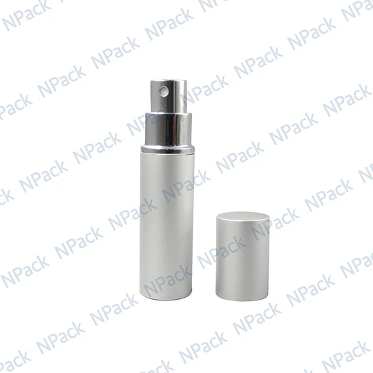 FRASCO PERFUMERO METALICO PLATEADO 10ML - FRC1088