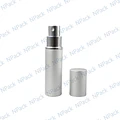 FRASCO PERFUMERO METALICO PLATEADO 10ML - FRC1088