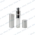 FRASCO PERFUMERO METALICO PLATEADO 10ML - FRC1088